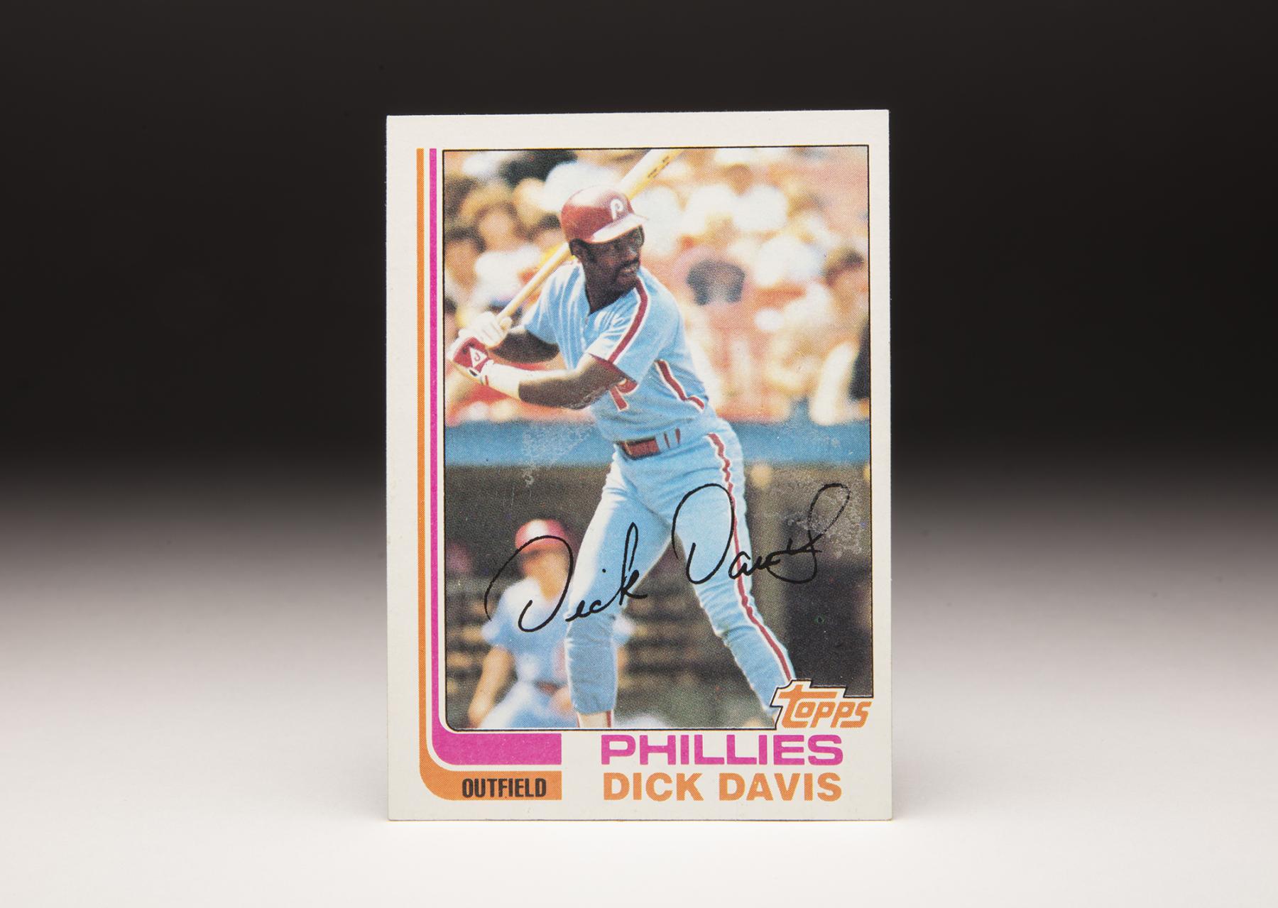 CardCorner: 1982 Topps Dick Davis | Baseball Hall of Fame